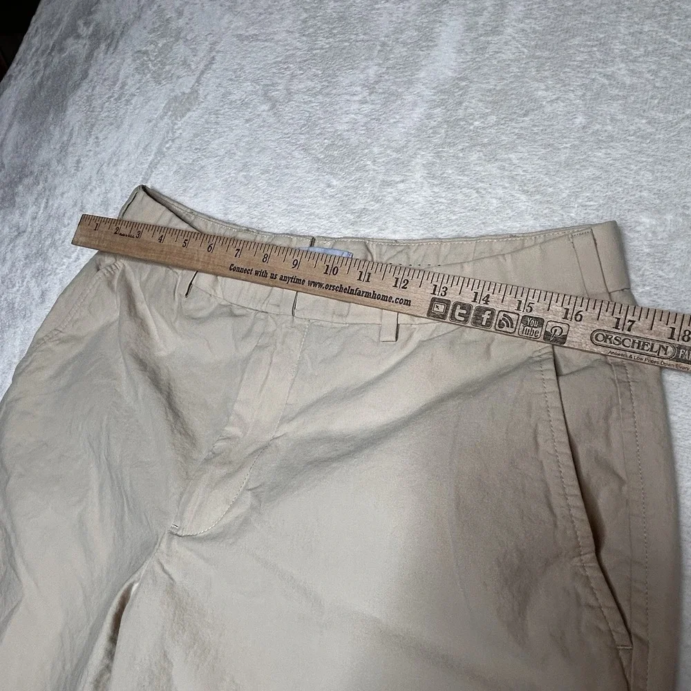Brooks Brothers Fitzgerald‎ Light Tan Straight Leg Pants Mens 35 X 30 Cotton
